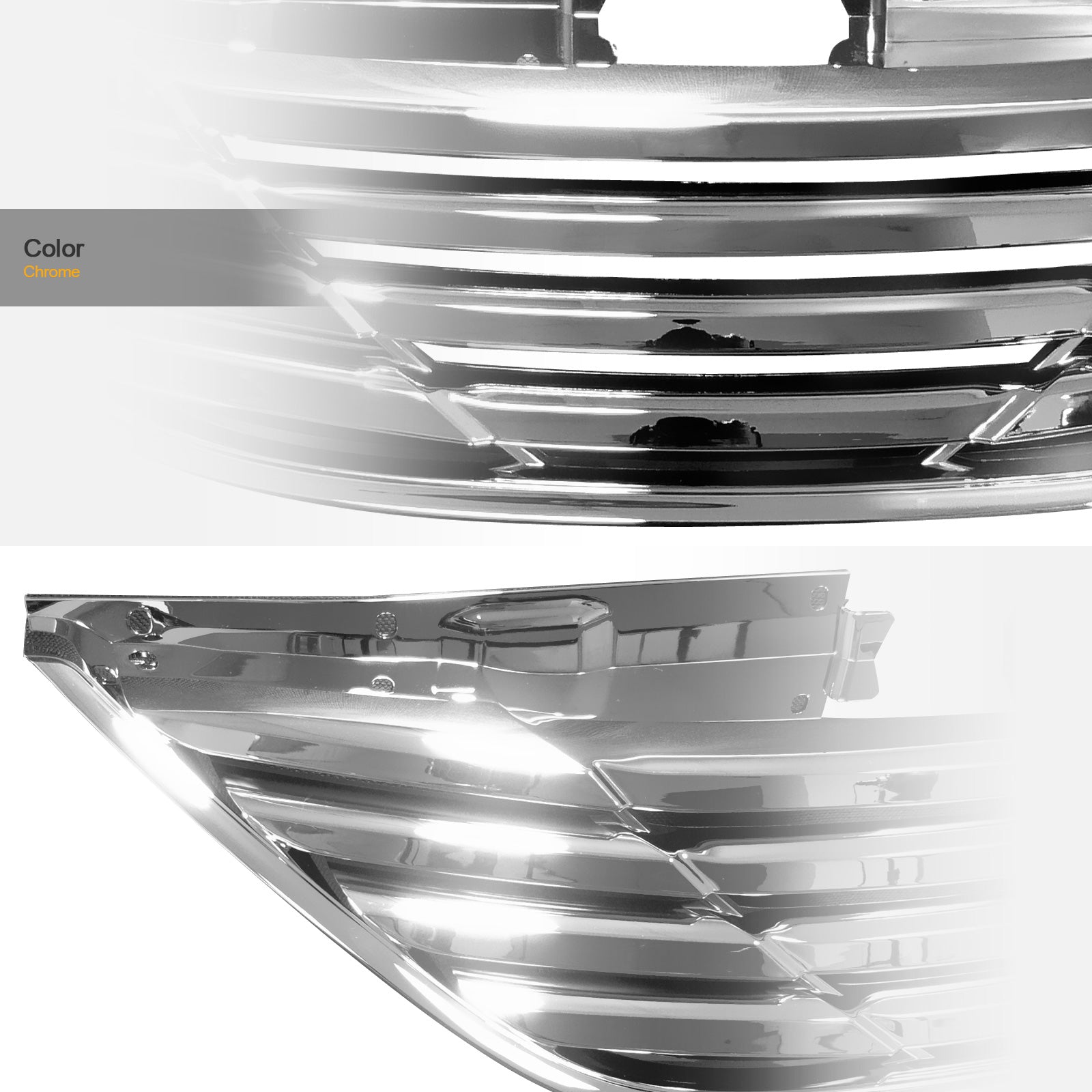 2010-2013 Hyundai Sonata Front Grille - Chrome Finish