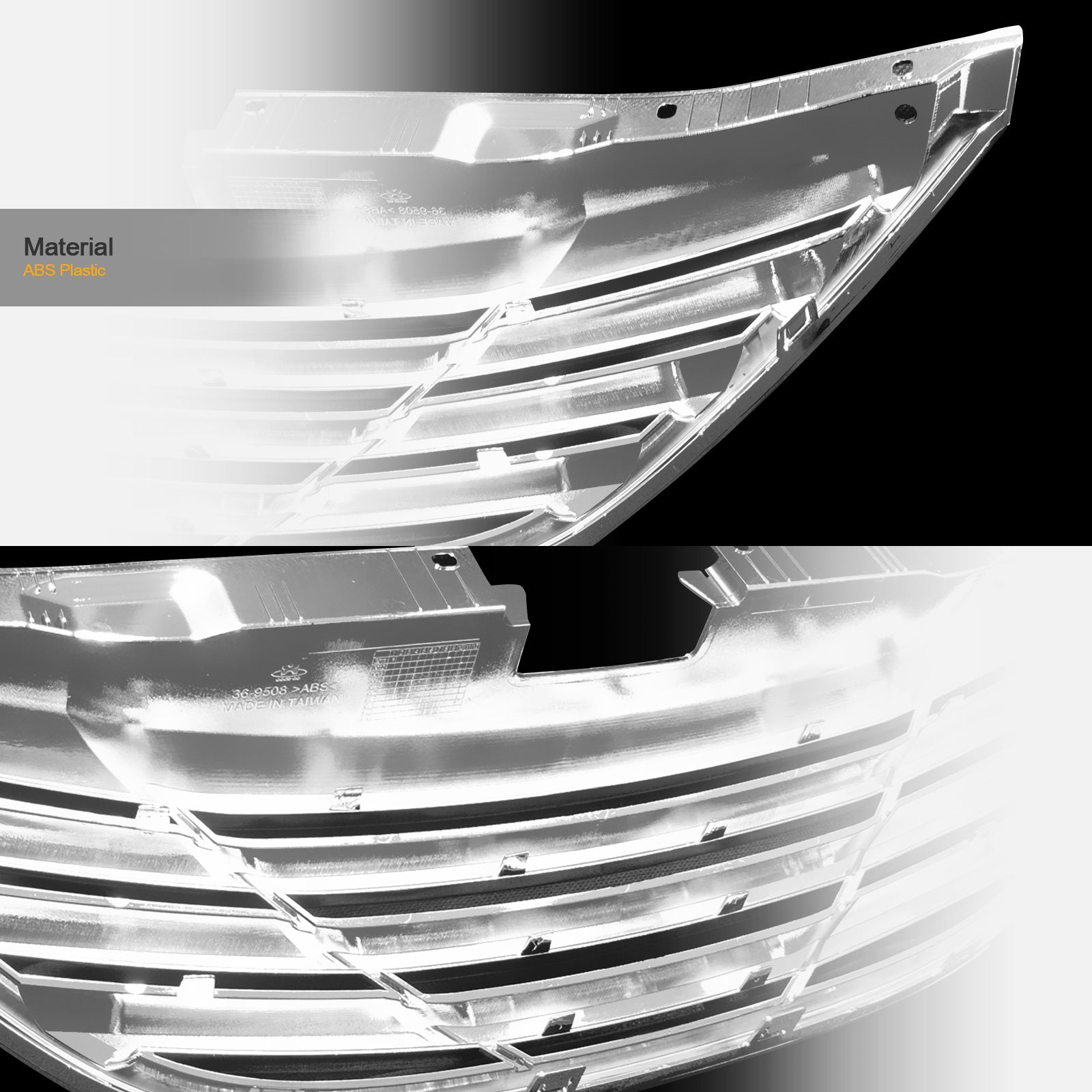 2010-2013 Hyundai Sonata Front Grille - Chrome Finish