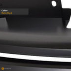 2010-2013 Hyundai Sonata Horizontal Front Grille — Matte Black — detail