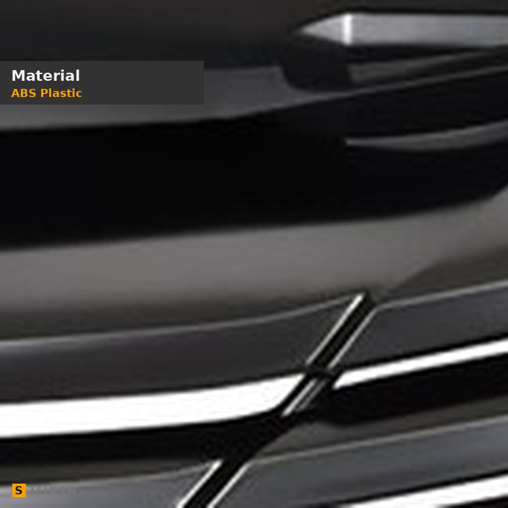 2010-2013 Hyundai Sonata Horizontal Front Grille — Matte Black — detail