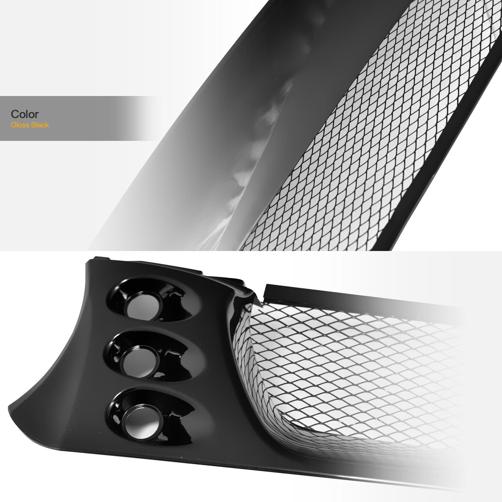 02-03 Subaru Impreza WRX Front Grille - Matte Black Mesh
