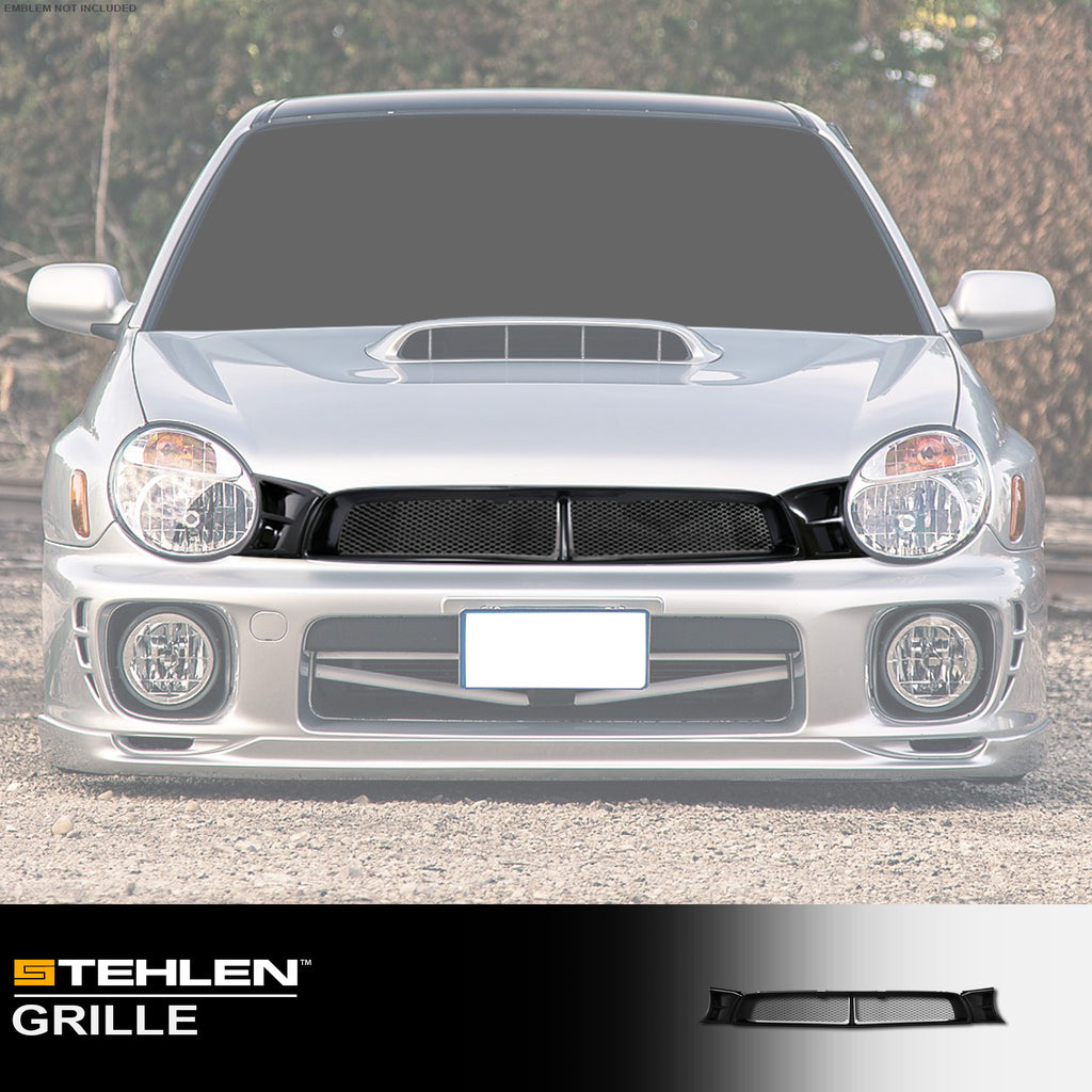 2002-2003 Subaru Impreza WRX Matte Black Front Grille