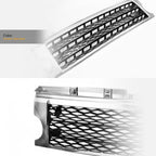 2005-2009 Land Rover LR3 Honeycomb Mesh Front Grille Chrome/Black