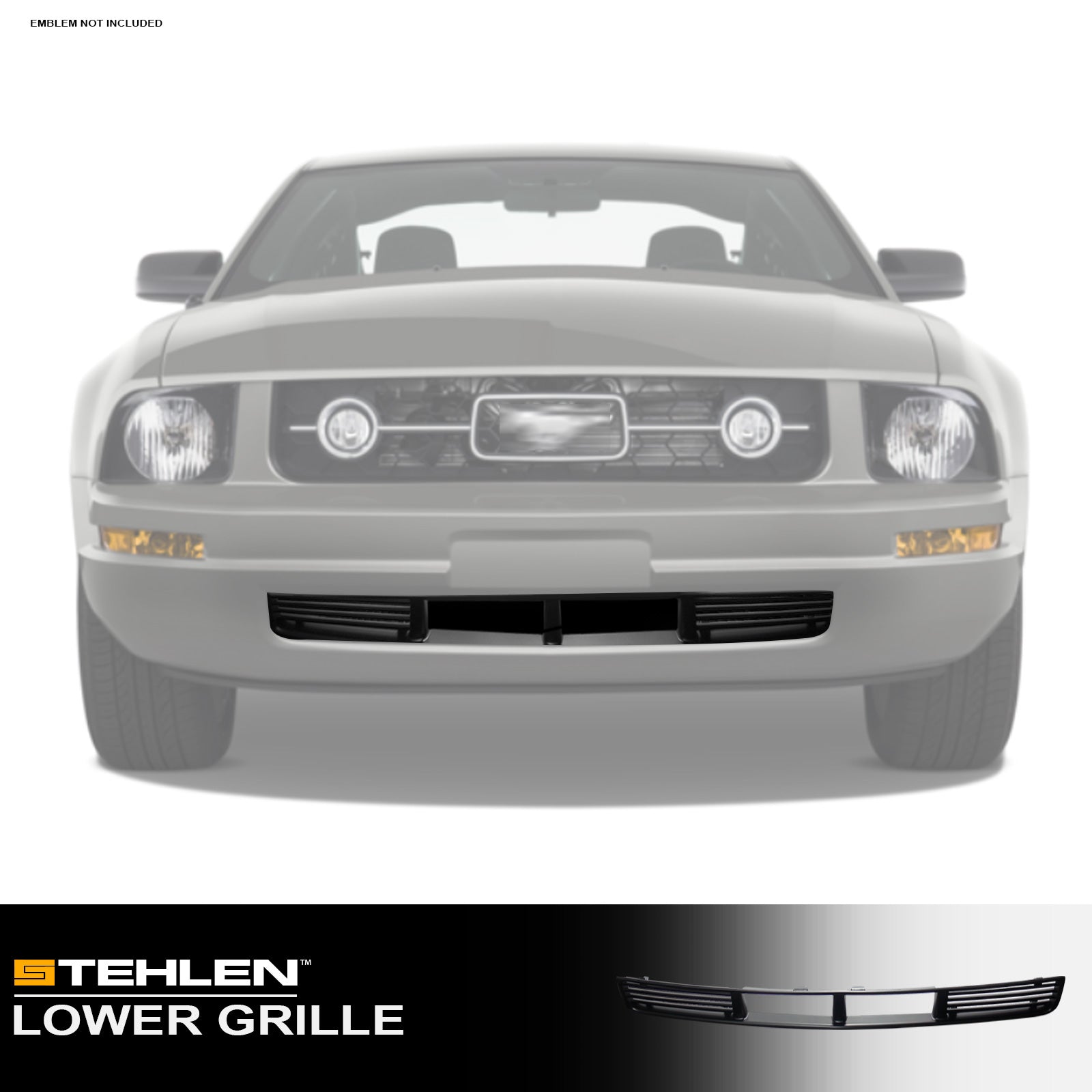2005-2009 Ford Mustang V6 Pony Package Front Lower Bumper Grille