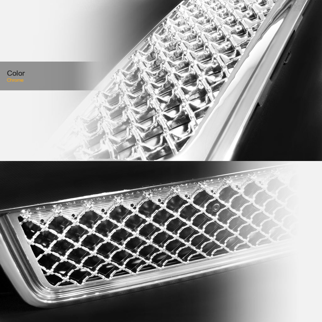 2007-2014 GMC Yukon XL Front Lower Bumper Grille - Chrome