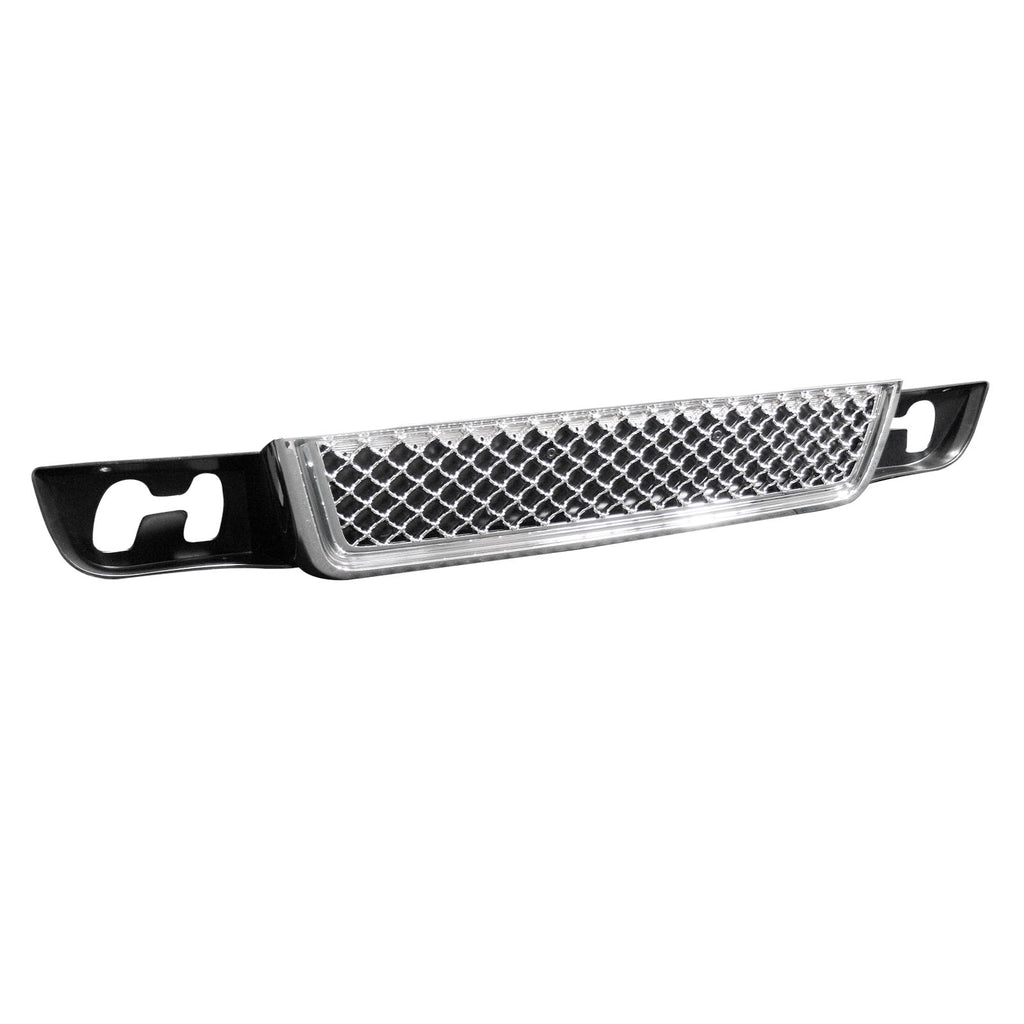 2007-2014 GMC Yukon XL Front Lower Bumper Grille - Chrome