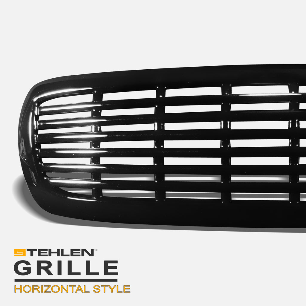 1997-2004 Dodge Dakota Durango Front Grille - Black