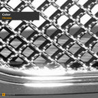 2000-2005 Cadillac DeVille Mesh Front Grille — Chrome — detail