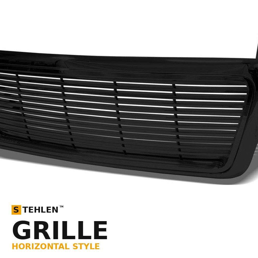 2004-2008 Ford F-150 Horizontal Front Grille — Black