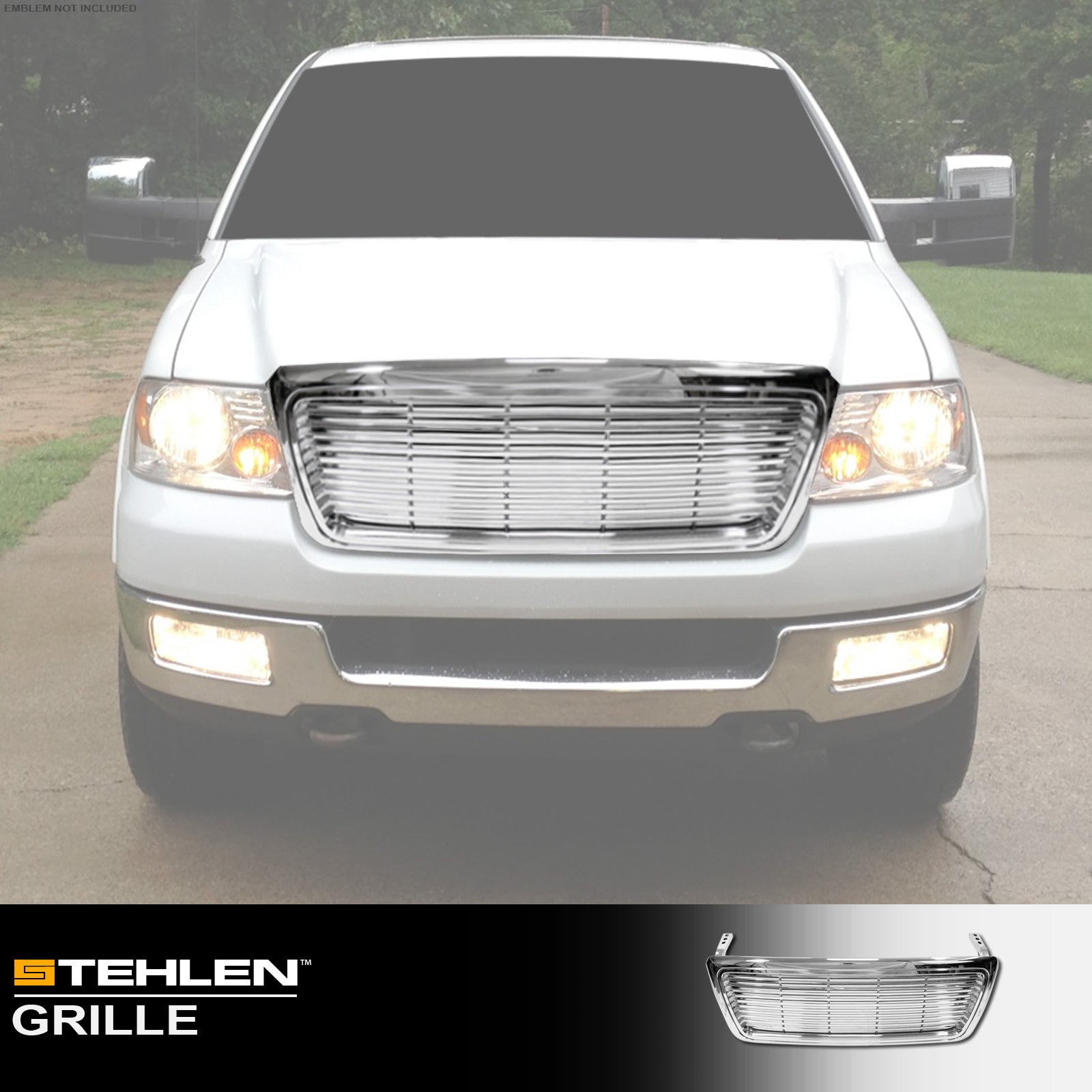 2004-2008 Ford F-150 Front Grille - Chrome Mesh Style