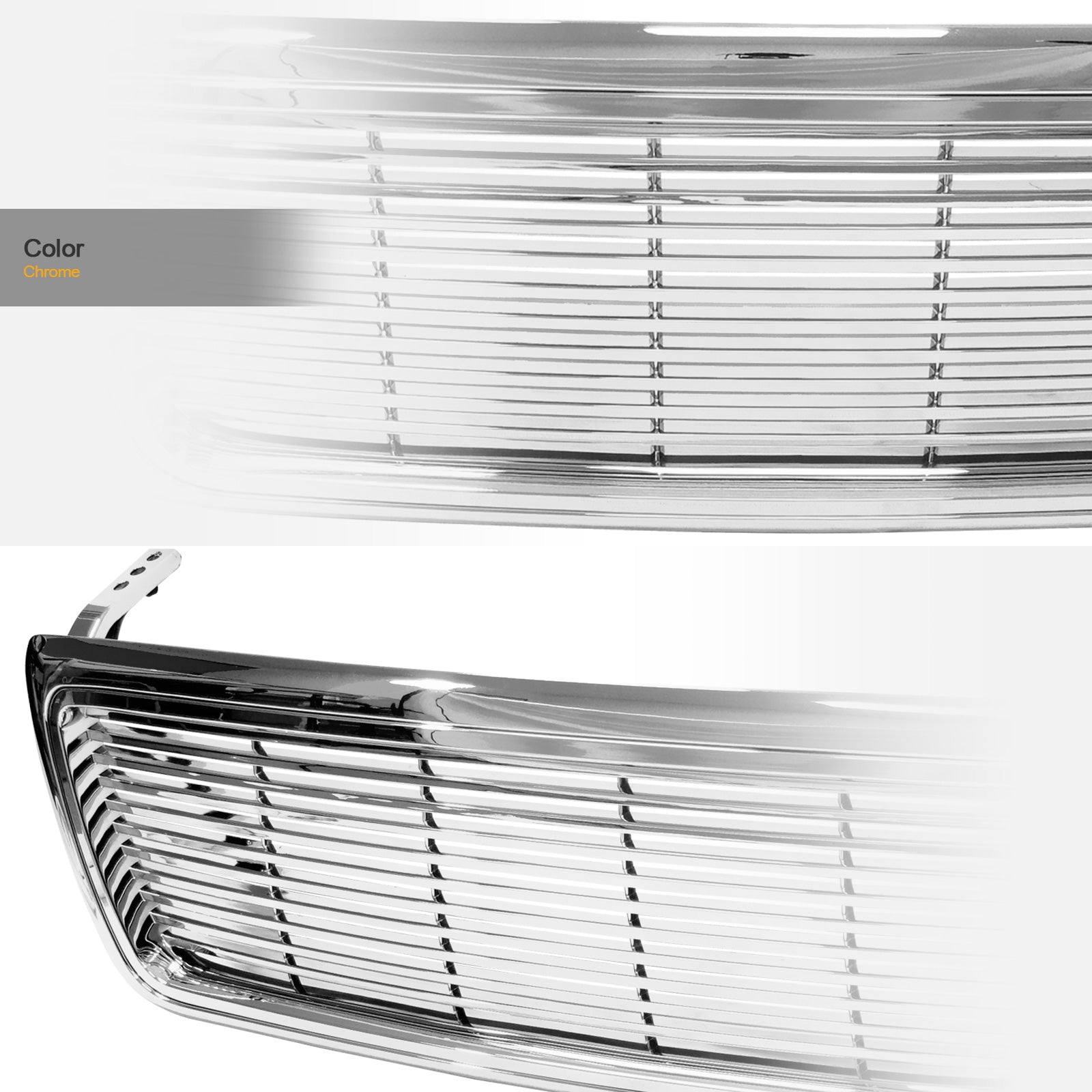 2004-2008 Ford F-150 Front Grille - Chrome Mesh Style