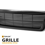 2004-2008 Ford F-150 Horizontal Front Grille — Matte Black