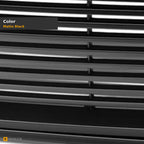 2004-2008 Ford F-150 Horizontal Front Grille — Matte Black — detail