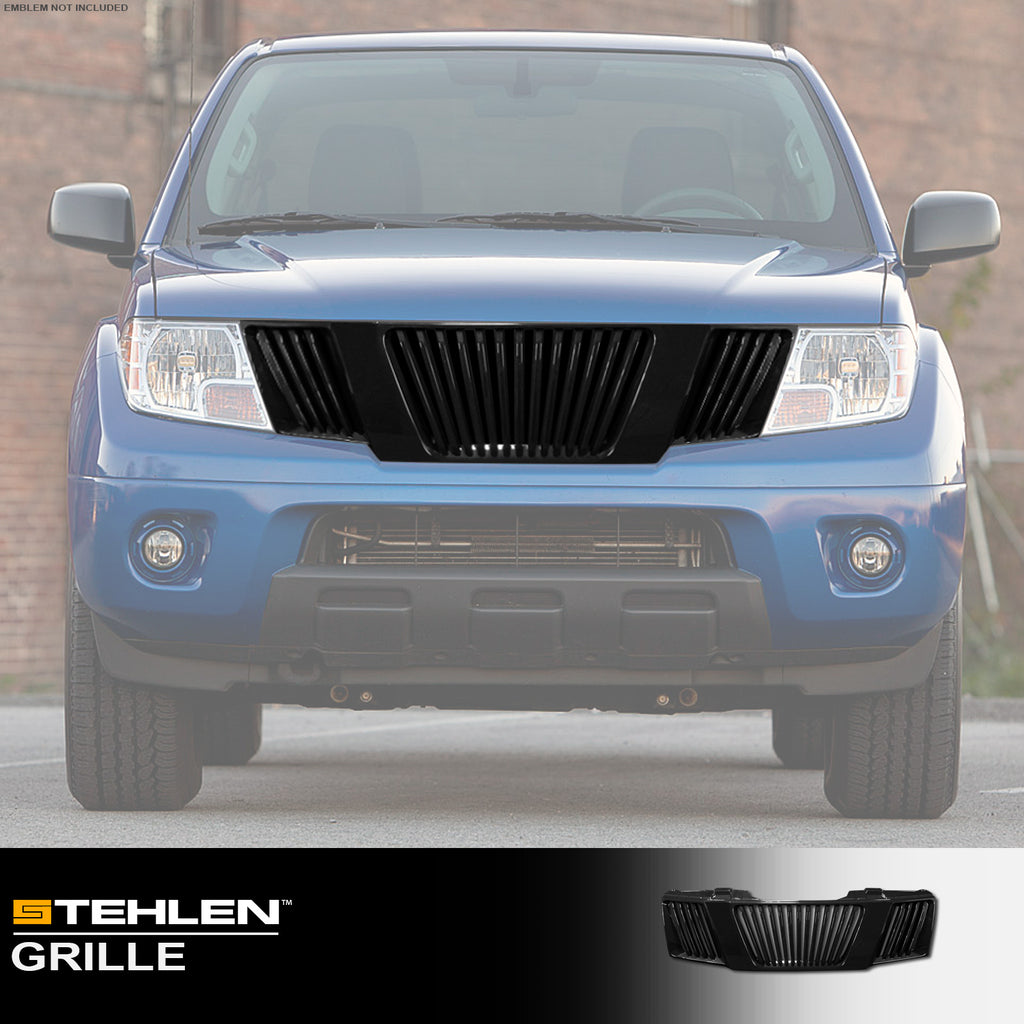 05-08 Nissan Frontier Pathfinder Front Grille - Matte Black