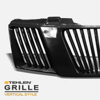 05-08 Nissan Frontier Pathfinder Front Grille - Matte Black