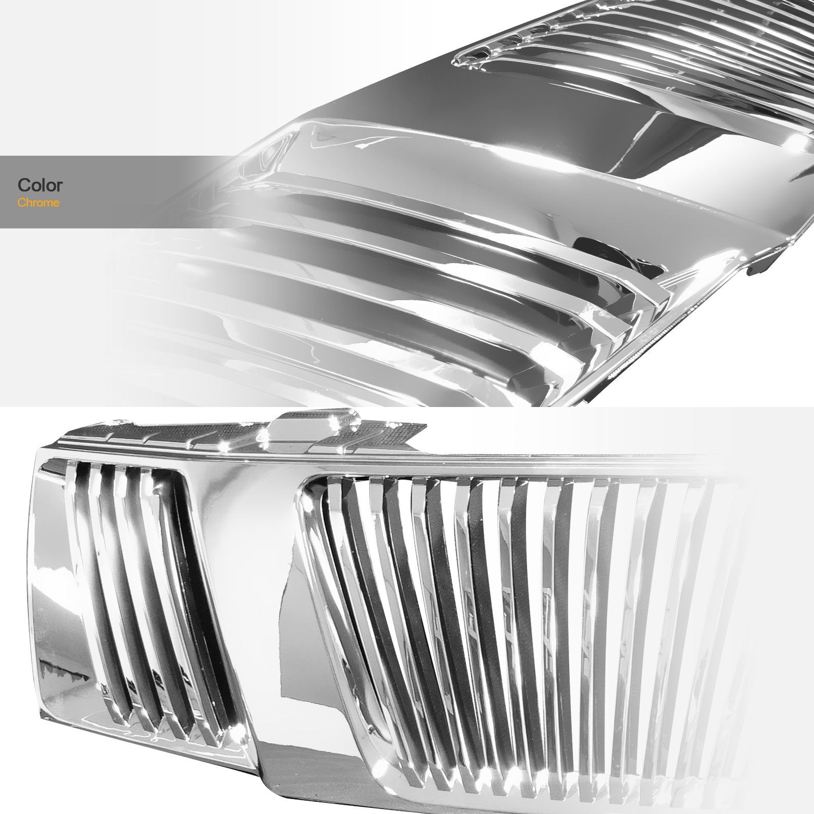 05-08 Nissan Frontier Pathfinder Front Grille - Chrome