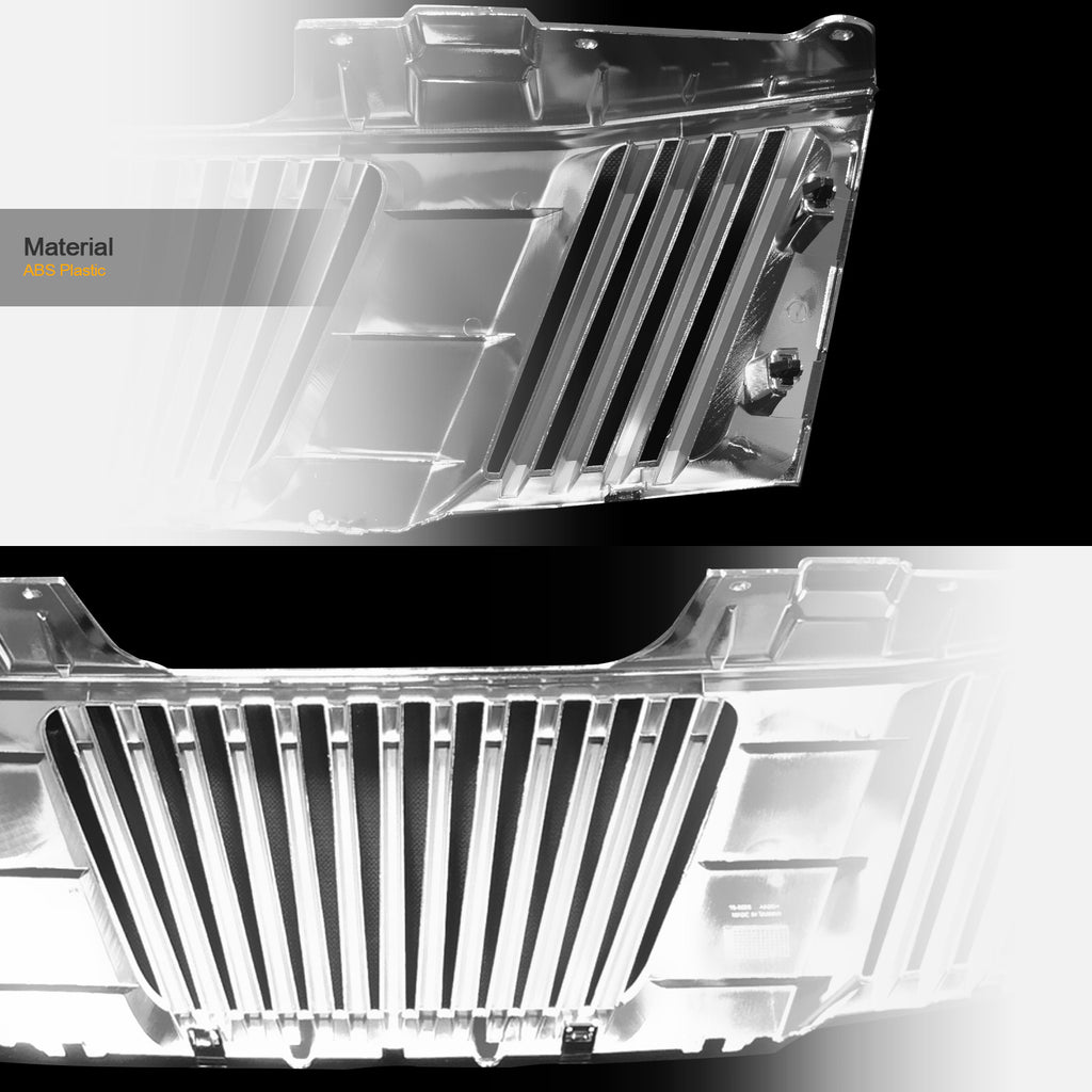 05-08 Nissan Frontier Pathfinder Front Grille - Chrome