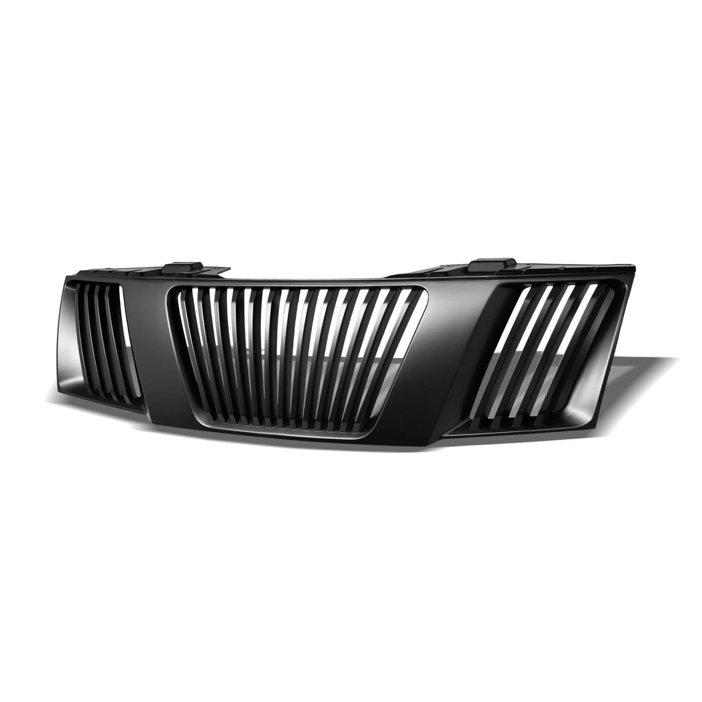 2005-2008 Nissan Frontier Pathfinder Vertical Front Grille Matte Black