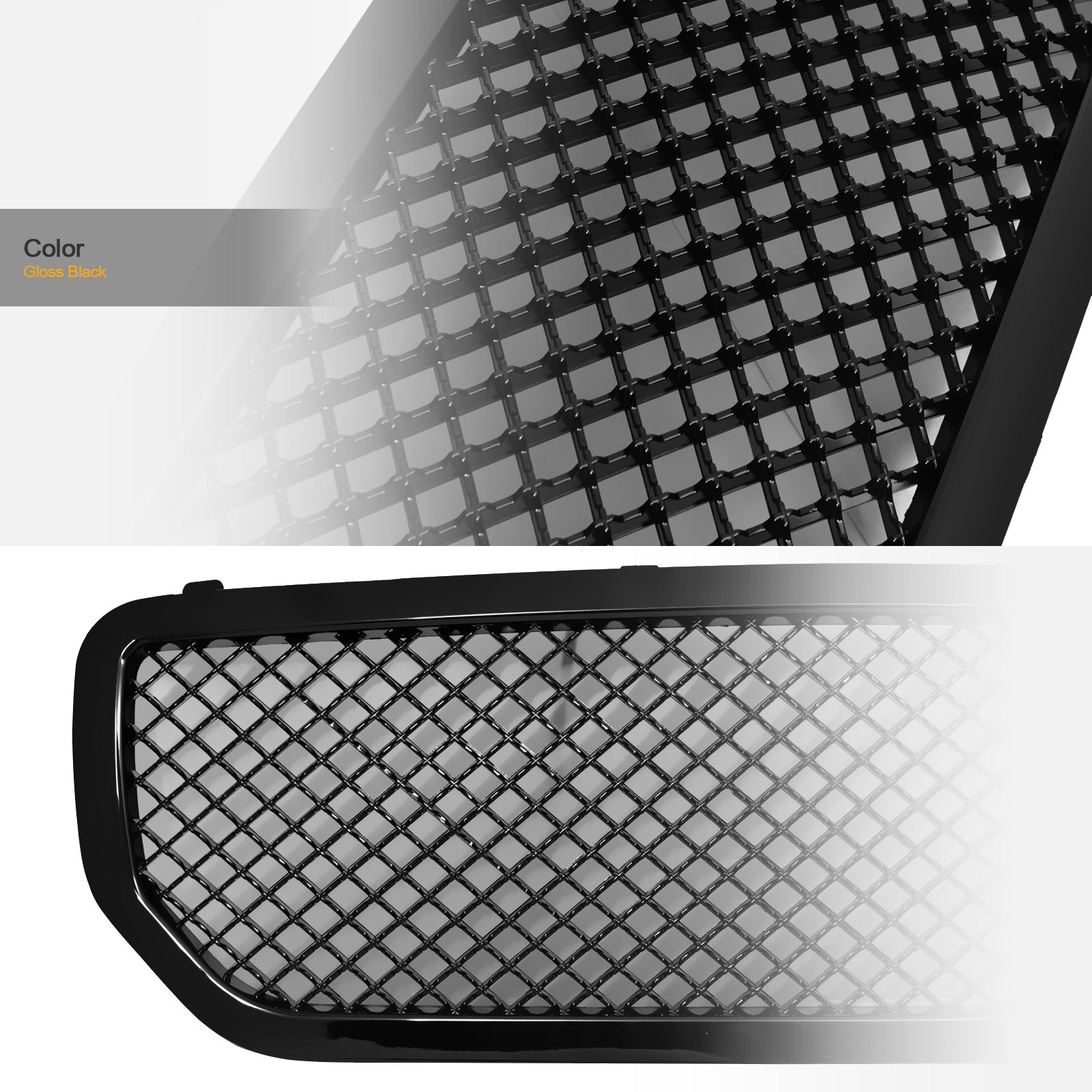 2005-2007 Dodge Magnum Front Grille - Matte Black GTS Style