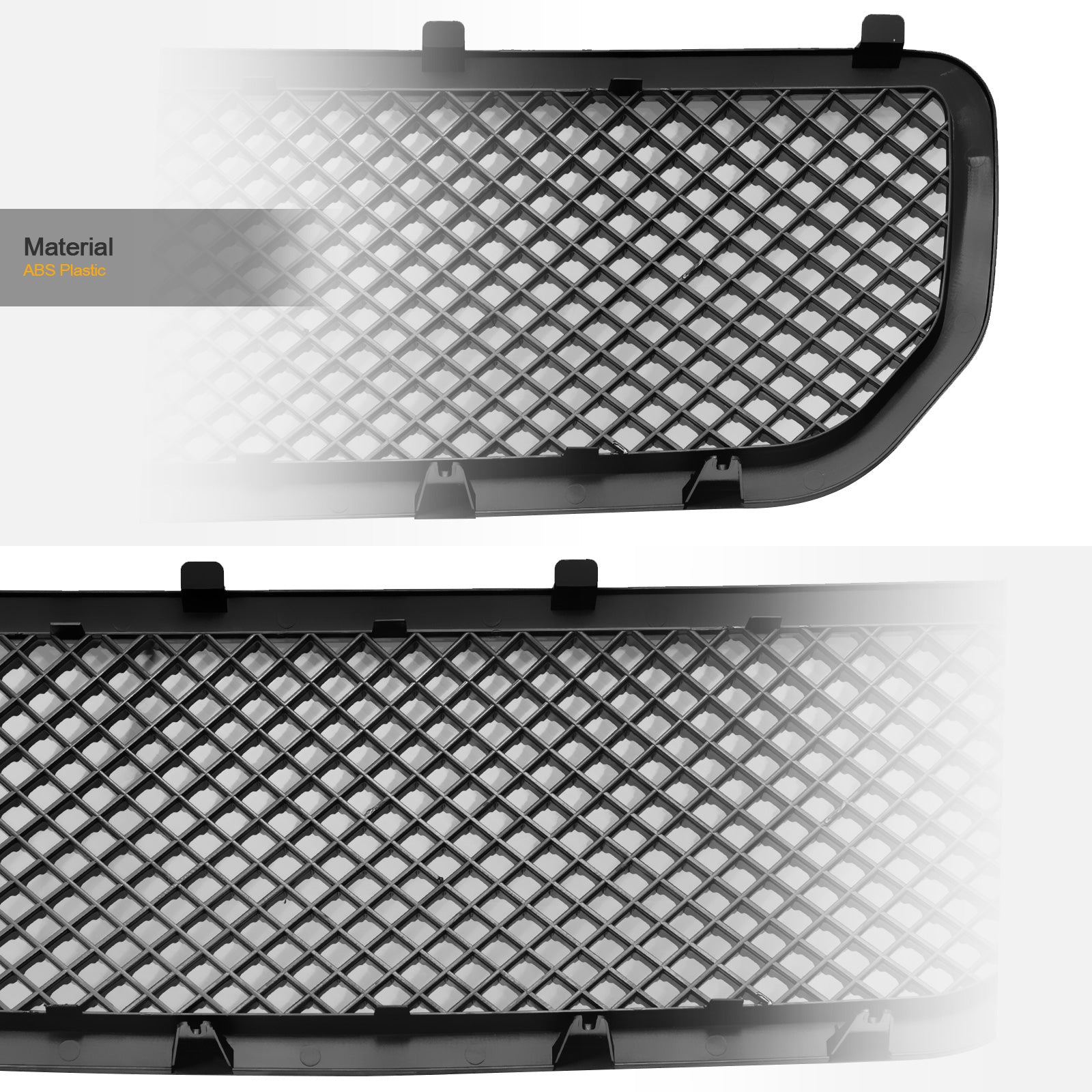 2005-2007 Dodge Magnum Front Grille - Matte Black GTS Style