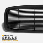 2002-2005 Dodge Ram 1500 2500 3500 Front Grille - Black