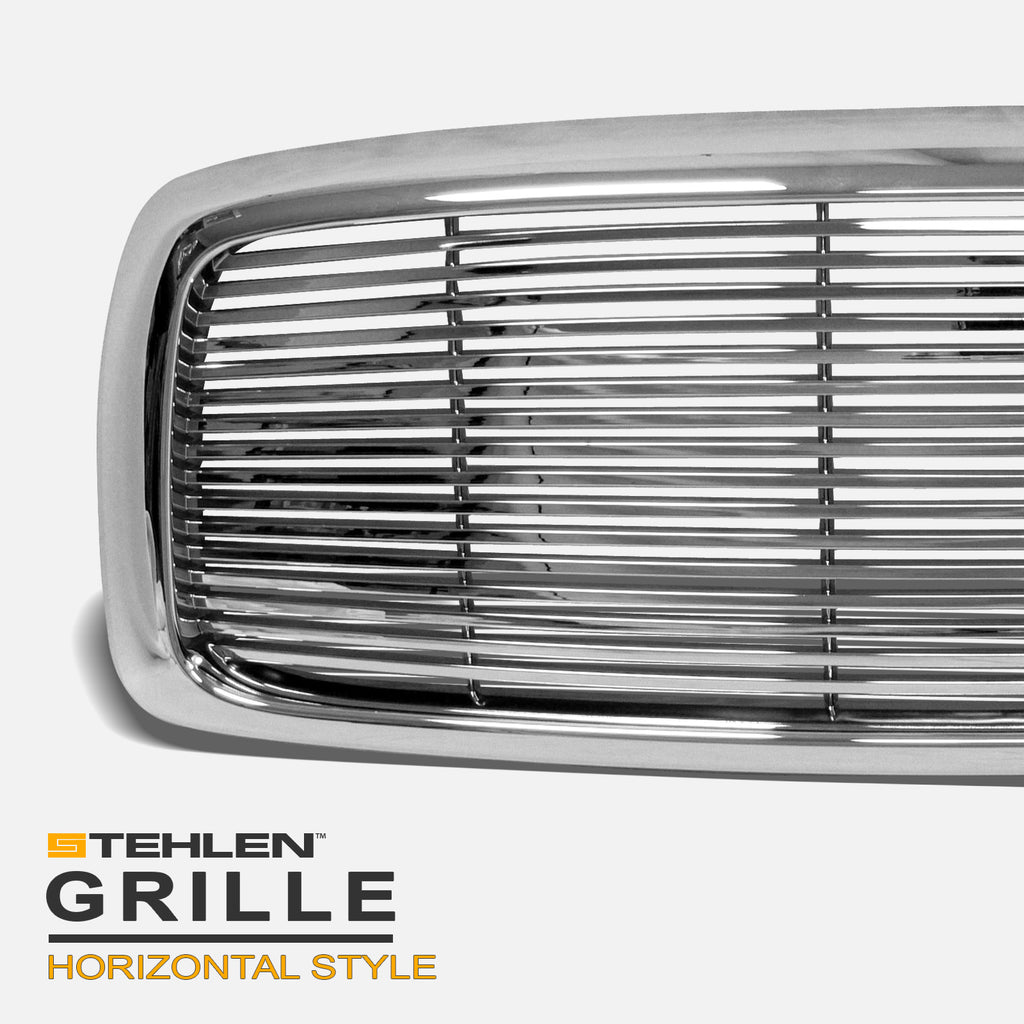 02-05 Dodge Ram 1500 2500 3500 Front Grille Chrome