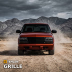 1998-2004 Chevrolet S10 & Blazer Horizontal Billet Style Front Grille — Black — installed