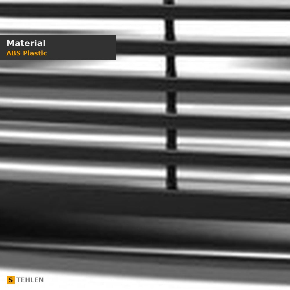 1998-2004 Chevrolet S10 & Blazer Horizontal Billet Style Front Grille — Matte Black — detail