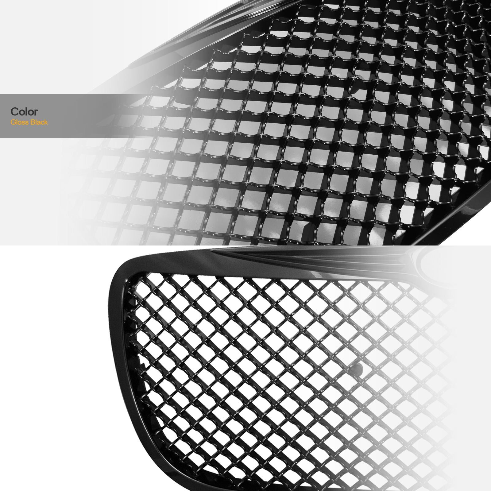 2004-2006 Chrysler Sebring Front Grille - Black Replacement