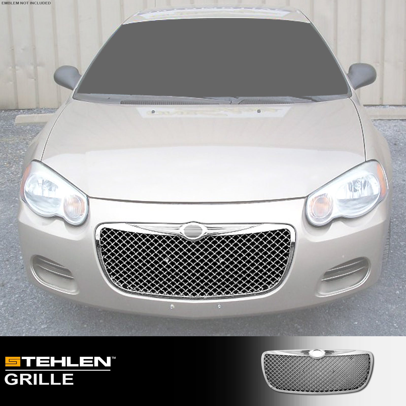 2004-2006 Chrysler Sebring Front Grille - Chrome Mesh Style