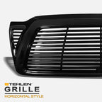 2005-2011 Toyota Tacoma Front Grille - Matte Black Mesh Style
