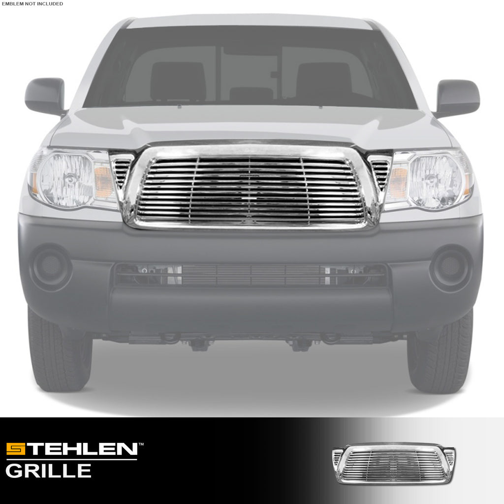 2005-2011 Toyota Tacoma Front Grille - Chrome Finish