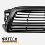 2005-2011 Toyota Tacoma Horizontal Front Grille - Matte Black