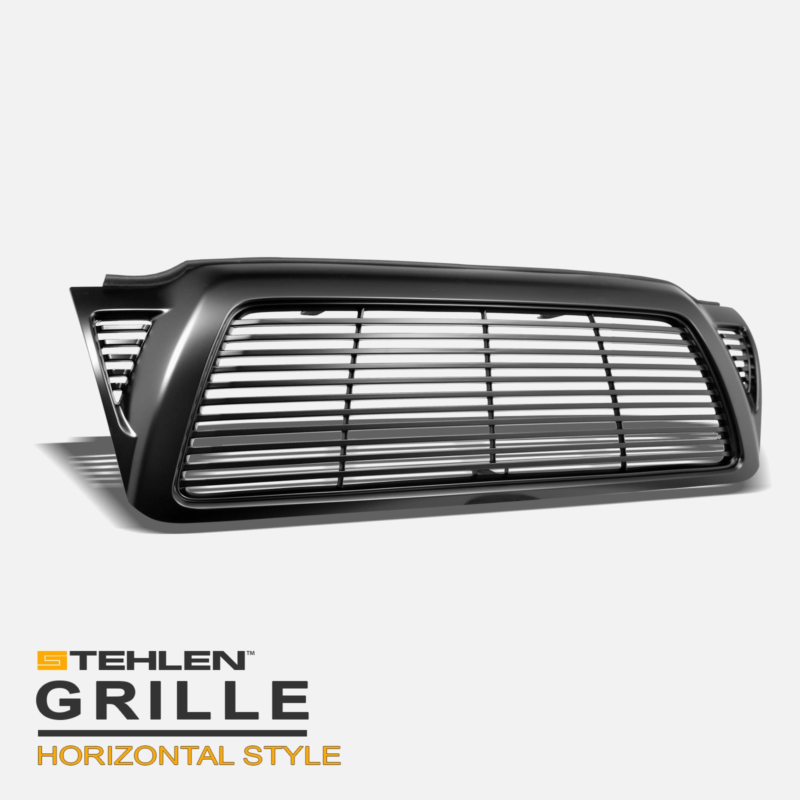 2005-2011 Toyota Tacoma Horizontal Front Grille - Matte Black
