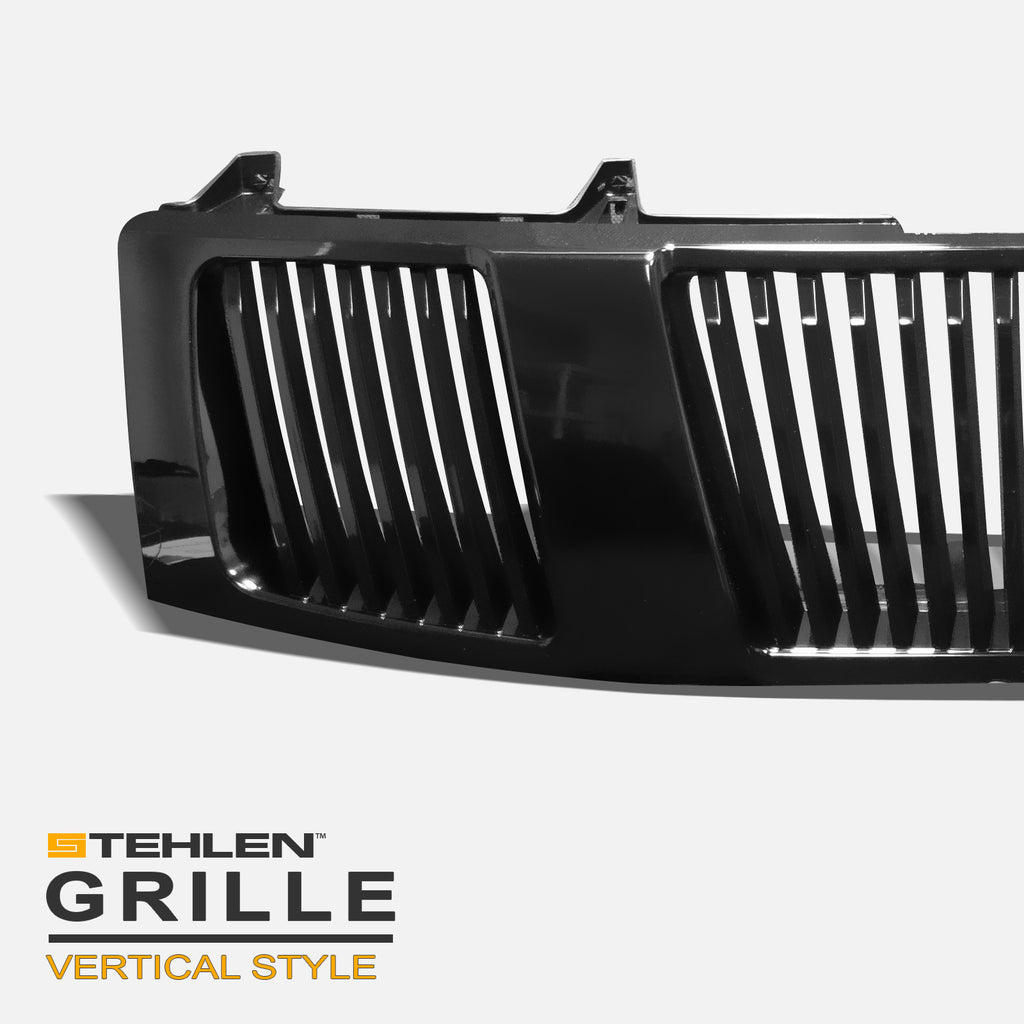 2004-2007 Nissan Titan Armada Front Grille - Matte Black