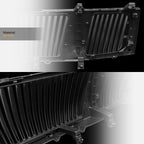 2004-2007 Nissan Titan Armada Front Grille - Matte Black