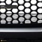 2007-2013 GMC Sierra 1500 & Sierra Denali Round Hole Mesh Front Grille — Black — detail