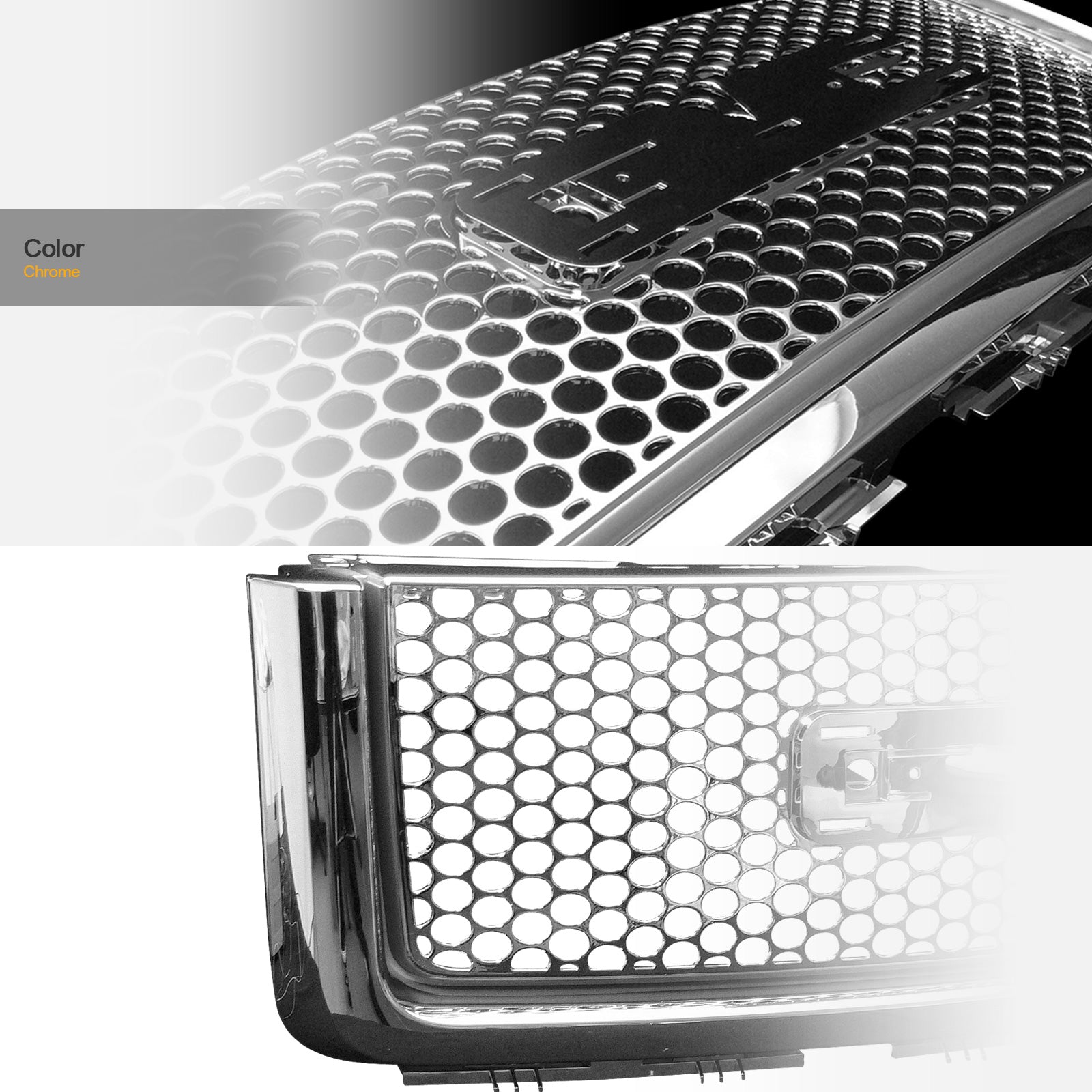 2007-2013 GMC Sierra 1500 Front Grille - Replacement Grill