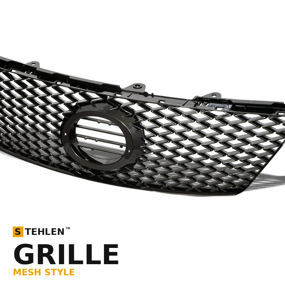 2006-2008 Lexus IS250 & IS350 Mesh Front Grille — Black