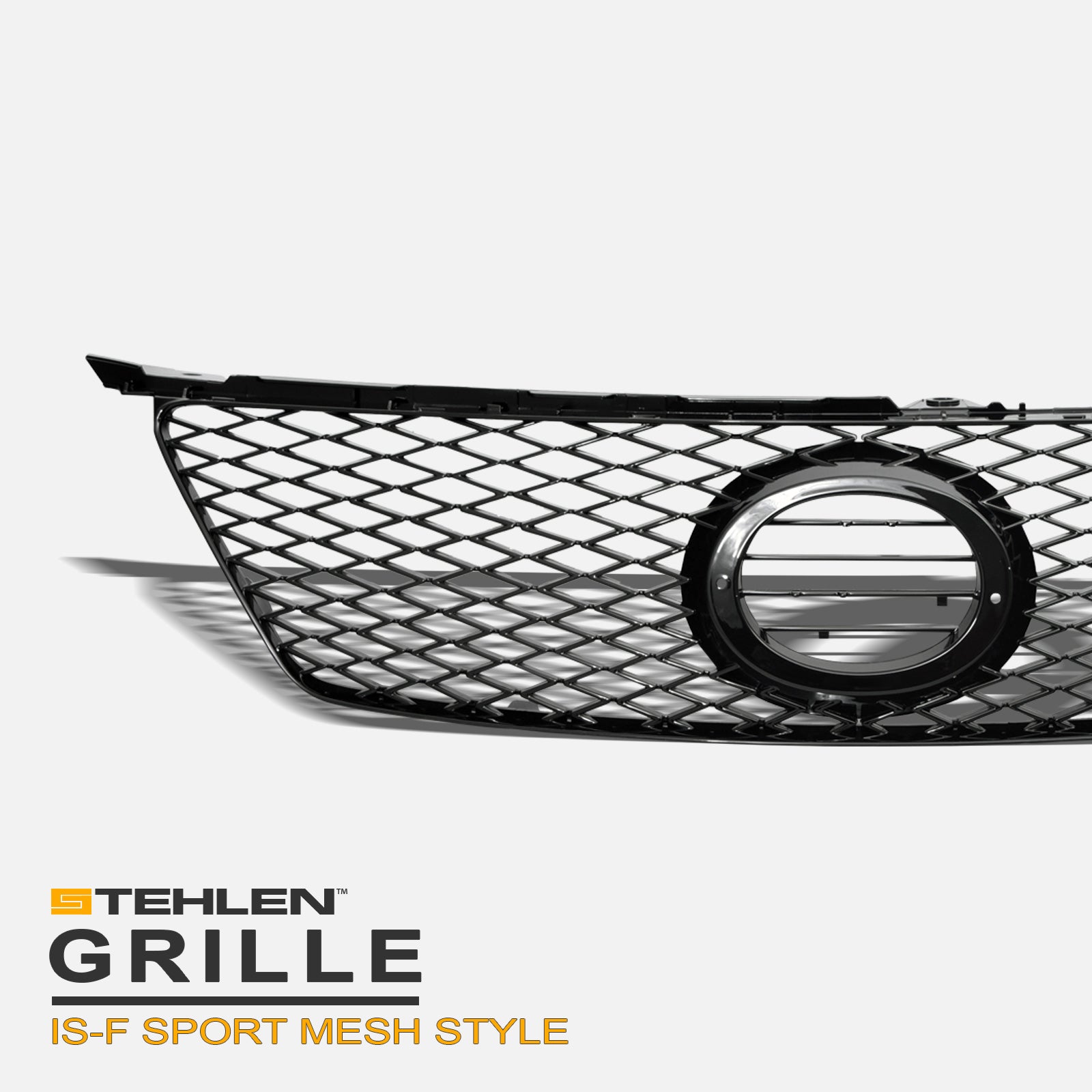 2006-2008 Lexus IS250 IS350 Front Grille Emblem - Matte Black