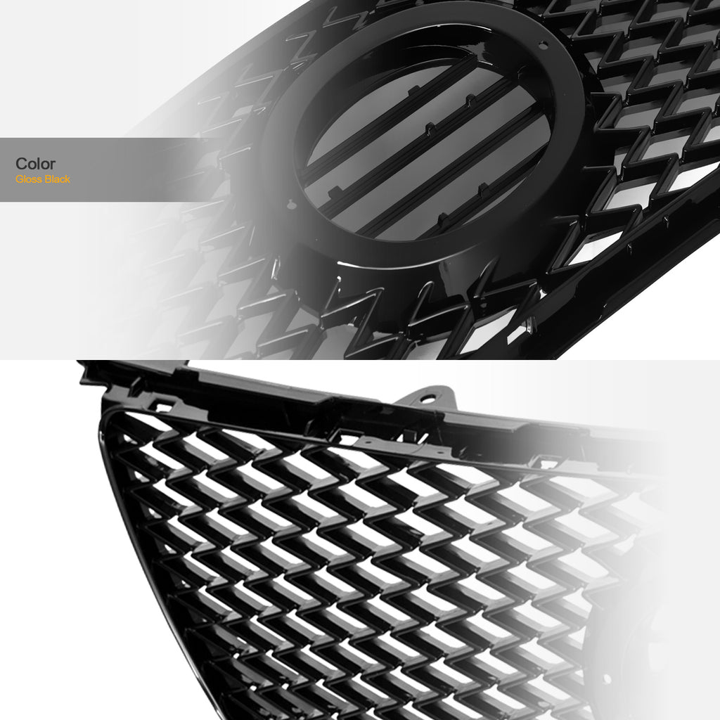2006-2008 Lexus IS250 IS350 Front Grille Emblem - Matte Black