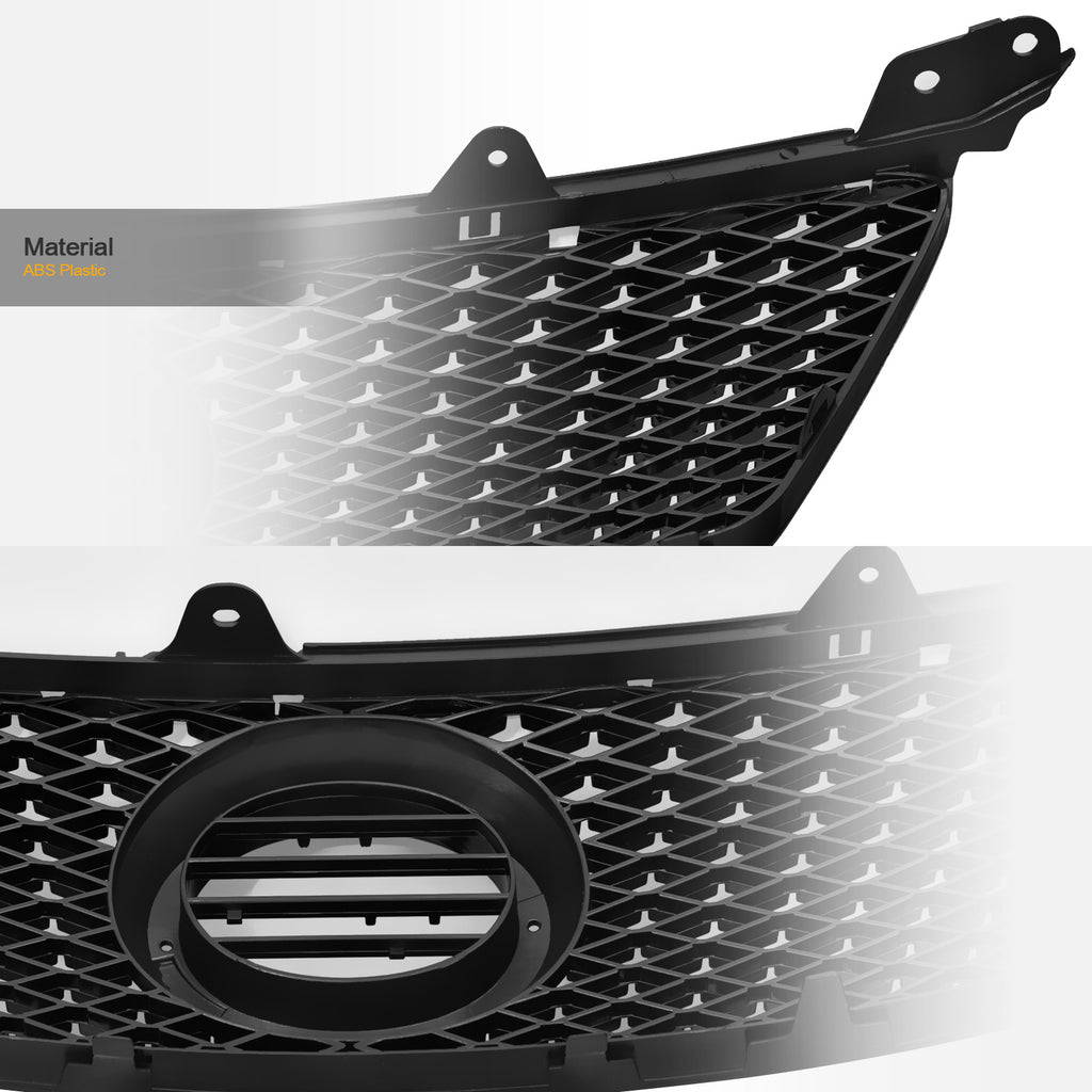 2006-2008 Lexus IS250 IS350 Front Grille Emblem - Matte Black