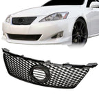 2006-2008 Lexus IS250 IS350 Front Grille Emblem - Matte Black