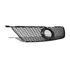 2006-2008 Lexus IS250 & IS350 Mesh Front Grille — Matte Black — product view
