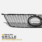 2006-2008 Lexus IS250 IS350 Mesh Front Grille & Emblem - Matte Black