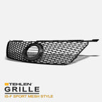 2006-2008 Lexus IS250 IS350 Mesh Front Grille & Emblem - Matte Black