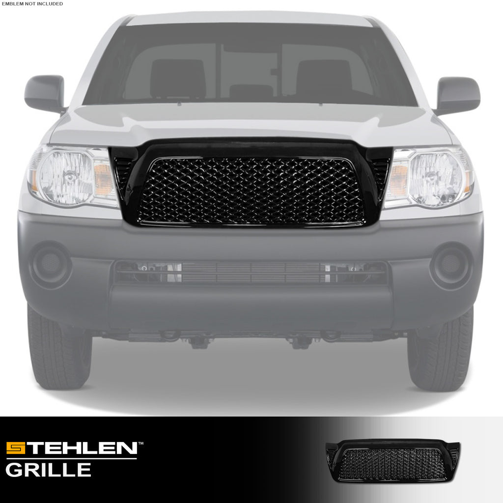 2005-2011 Toyota Tacoma Front Grille - Matte Black