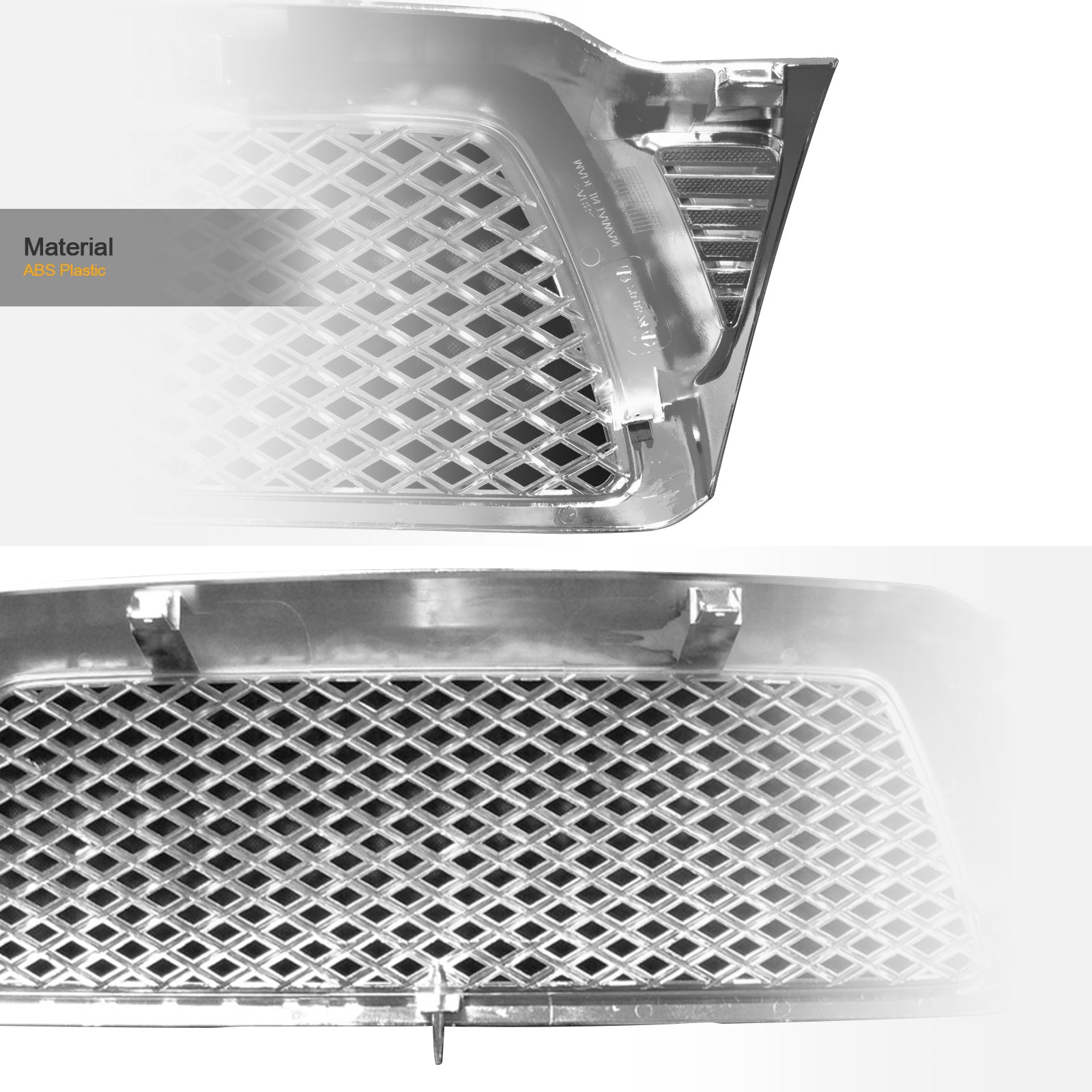 2005-2011 Toyota Tacoma Front Grille - Chrome Mesh Style