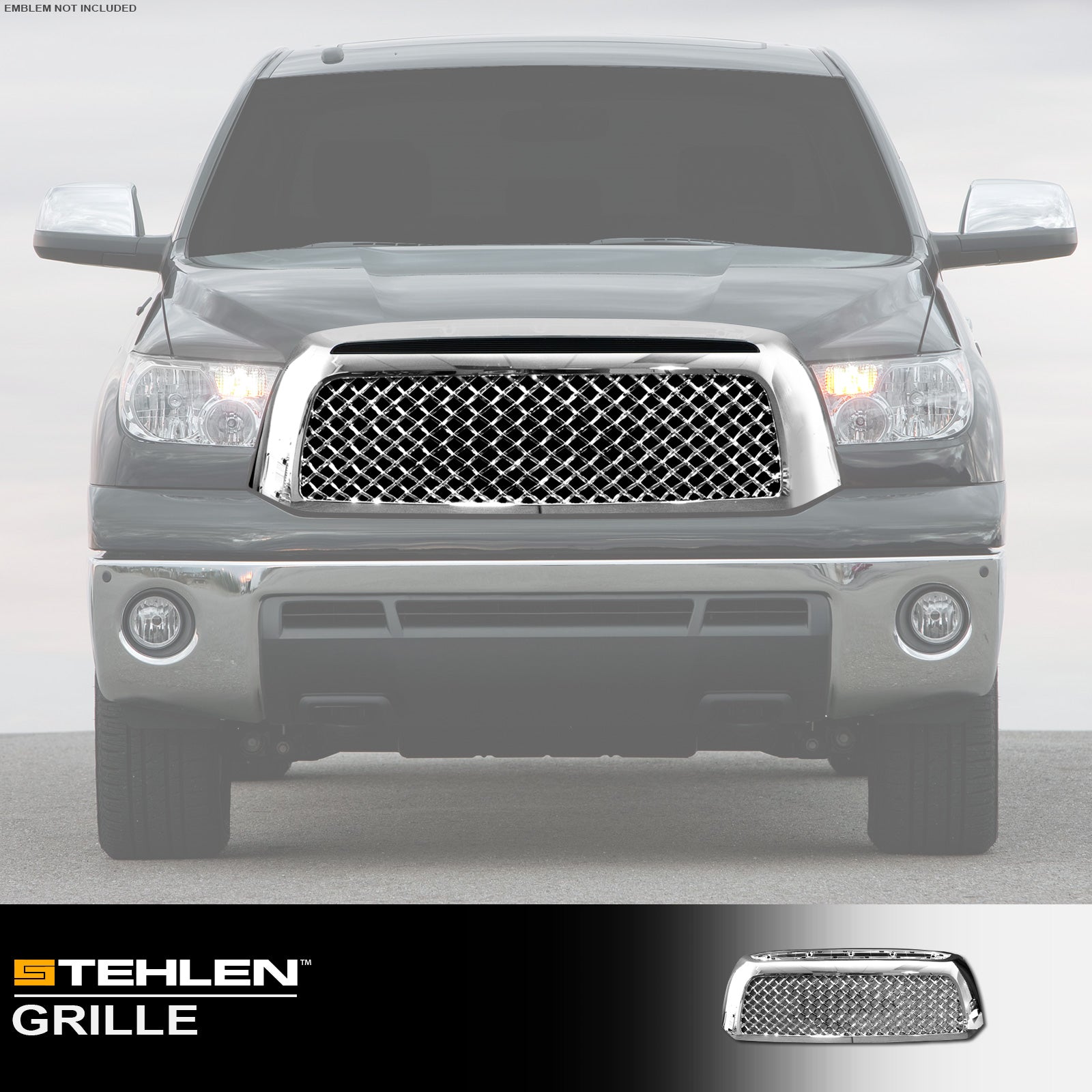 2007-2009 Toyota Tundra Front Grille - Chrome Mesh Style