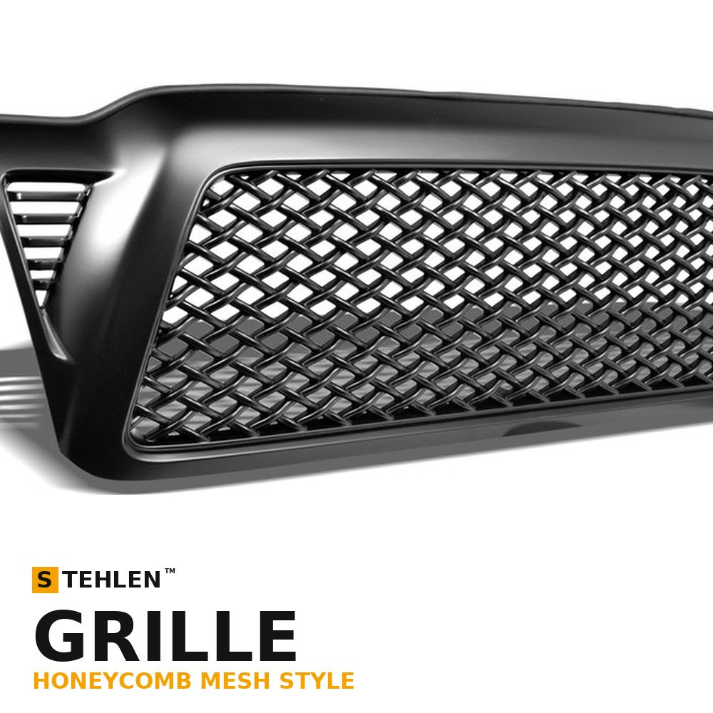 2007-2009 Toyota Tundra Honeycomb Mesh Front Grille — Matte Black